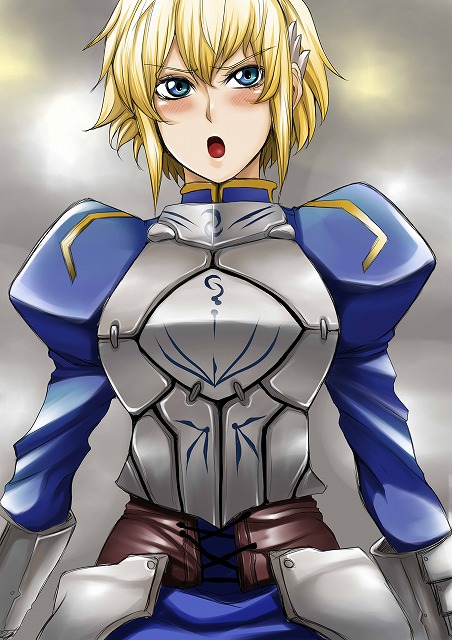 artoria pendragon, saber, and nina antalk (fate and 2 more) drawn by cholesenel