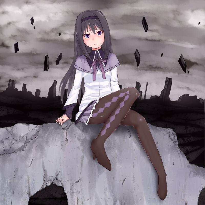 akemi homura (mahou shoujo madoka magica) drawn by daimosu
