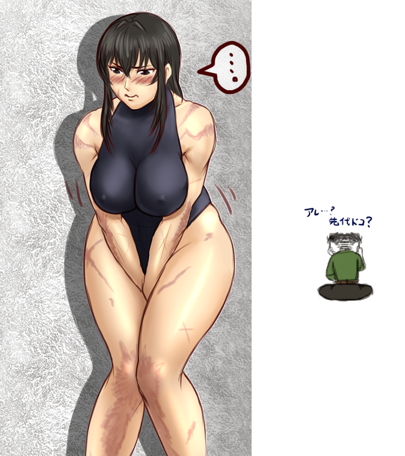 sendai hakurei no miko (original and 2 more) drawn by taikyoku_tsurugi