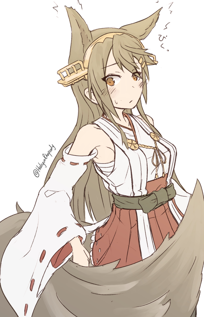 haruna and haruna kai ni (kantai collection) drawn by halcyon_(halcyon90)