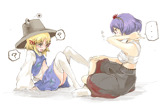 moriya suwako and yasaka kanako (touhou) drawn by cis_(carcharias)