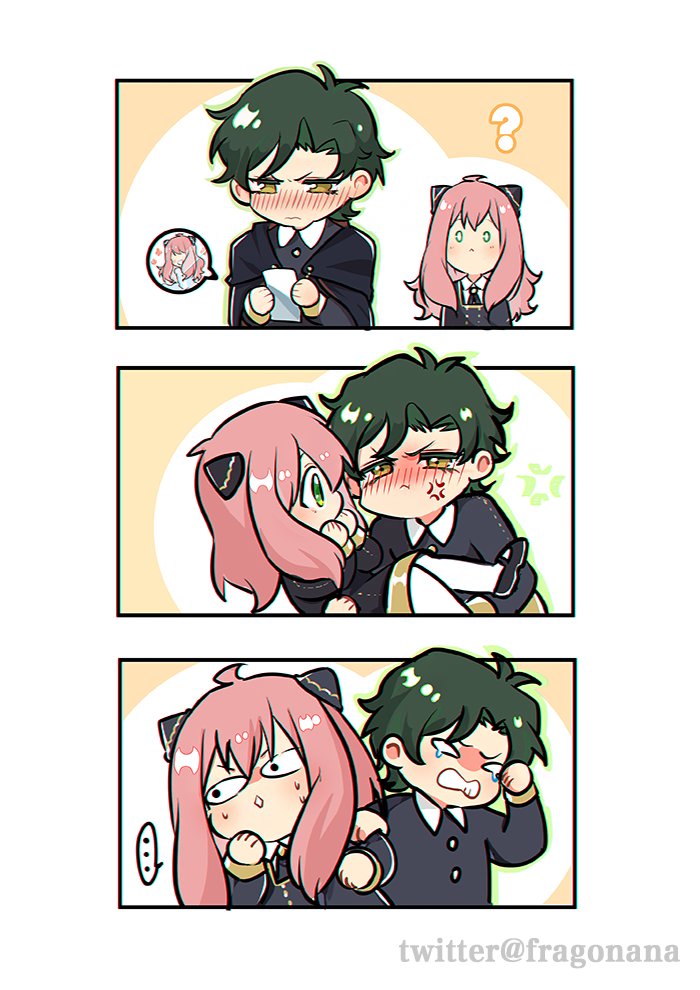 anya and damian desmond (spy x family) drawn by nako_(unclebanana)