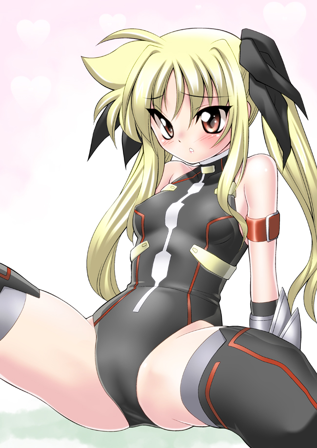 fate testarossa (lyrical nanoha and 3 more) drawn by sakura_ryuuken