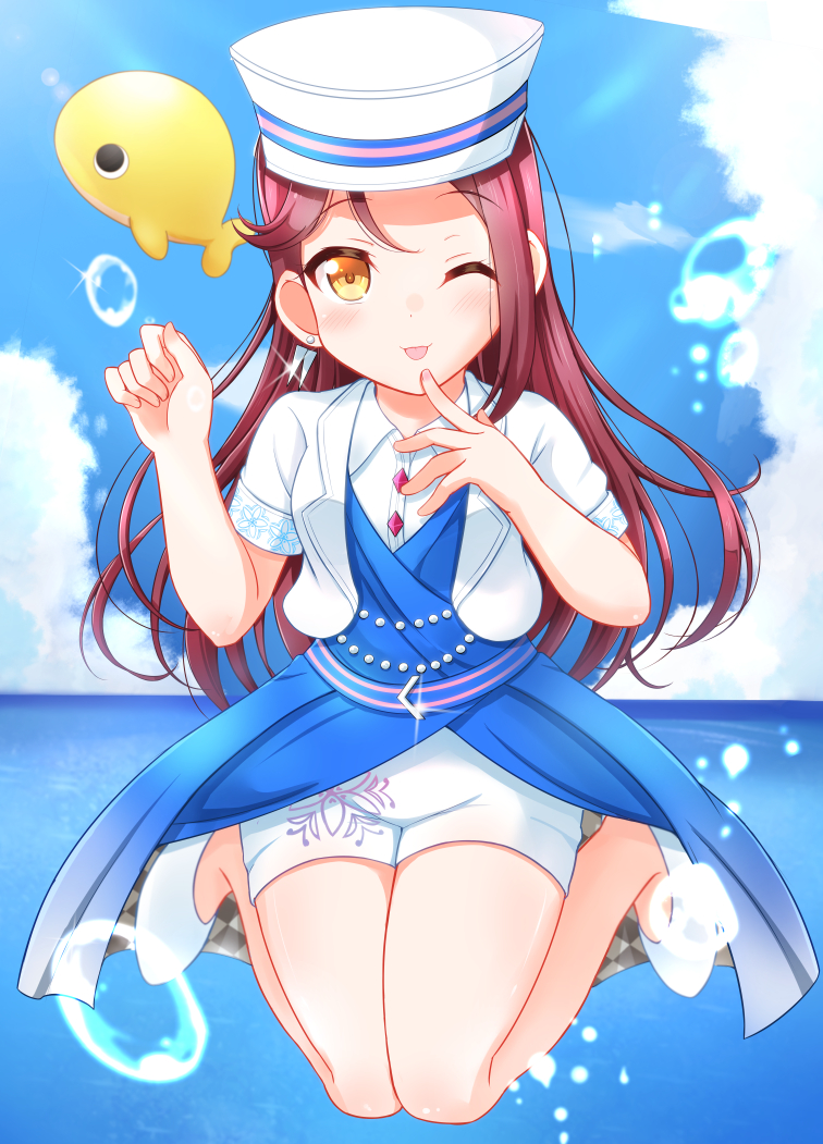 sakurauchi riko (love live! and 1 more) drawn by kurose_yuuki