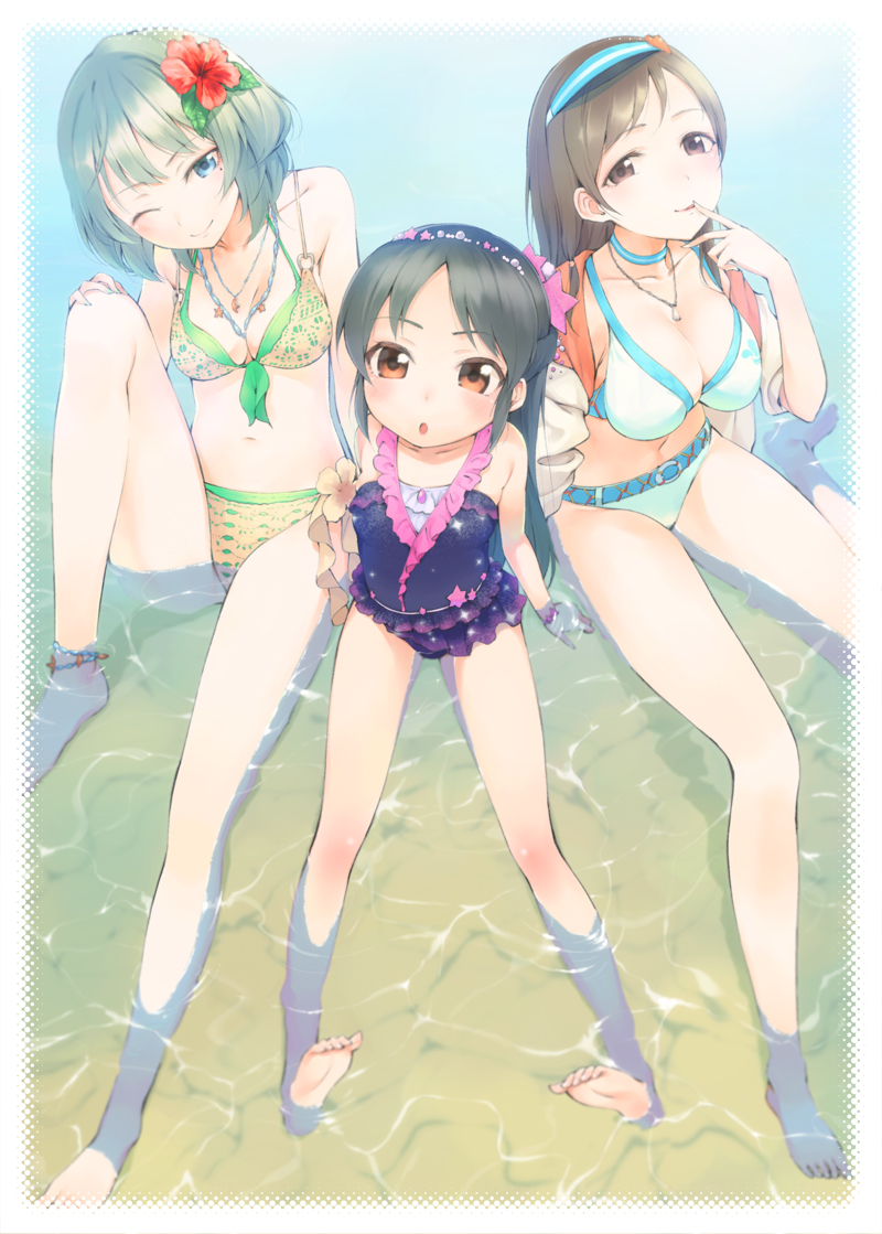 takagaki kaede, tachibana arisu, and nitta minami (idolmaster and 1 more) drawn by u_(the_unko)