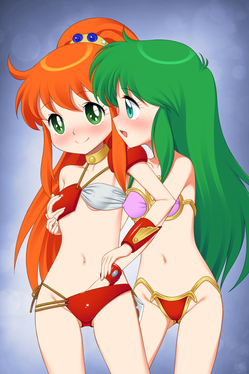 ayanokouji rem and caron (dream hunter rem and 1 more) drawn by fugetsu_taku