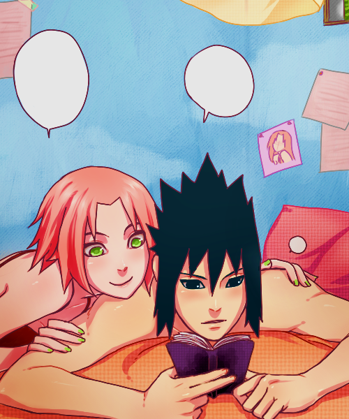 haruno sakura and uchiha sasuke (naruto and 1 more) drawn by dakkar-h