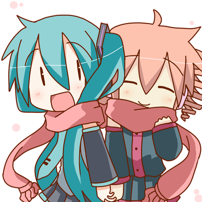 hatsune miku, kasane teto, and chibi miku (vocaloid and 1 more) drawn by minami_(colorful_palette)