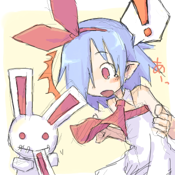 pleinair and usagi-san (original) drawn by anonymous_(japanese)