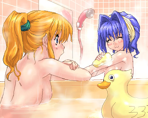 minase nayuki and sawatari makoto (kanon) drawn by zen_(kamuro)