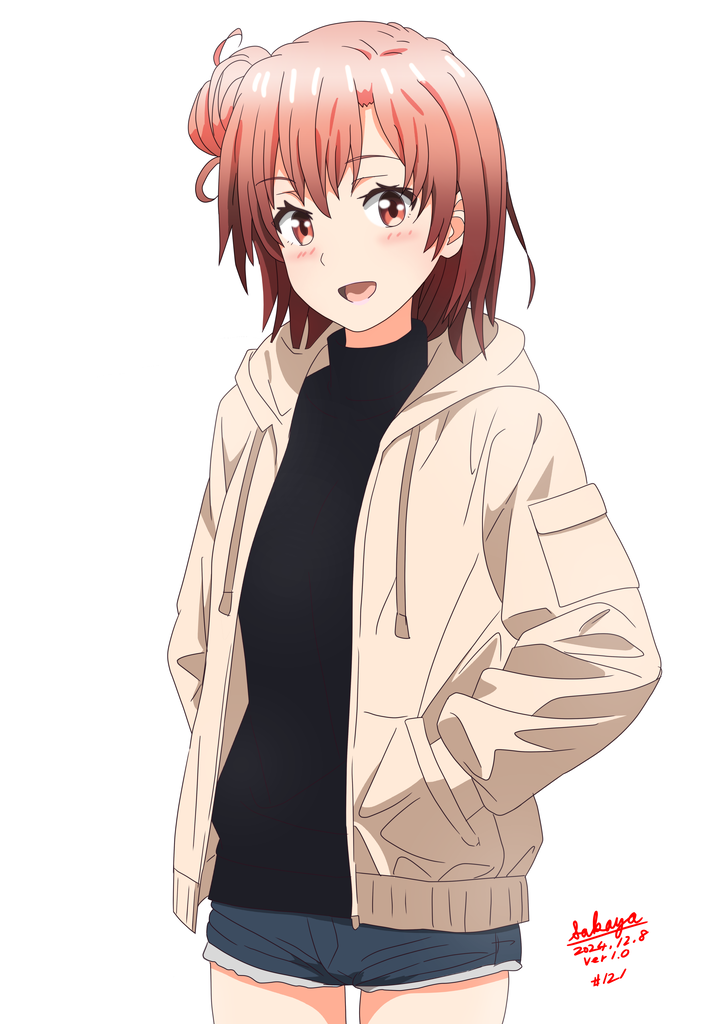 yuigahama yui (yahari ore no seishun lovecome wa machigatteiru.) drawn by sakayaya
