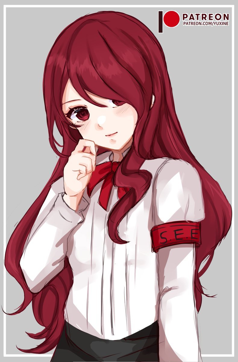 kirijou mitsuru (persona and 1 more) drawn by yuxine