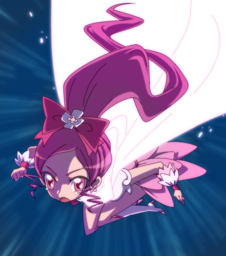 hanasaki tsubomi and cure blossom (precure and 1 more) drawn by rison