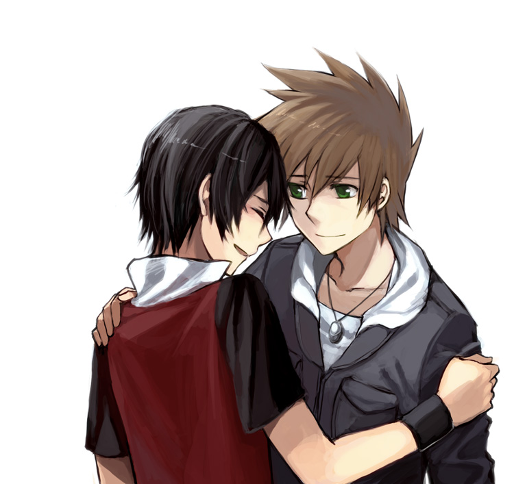 red and blue oak (pokemon and 2 more) drawn by cezaria