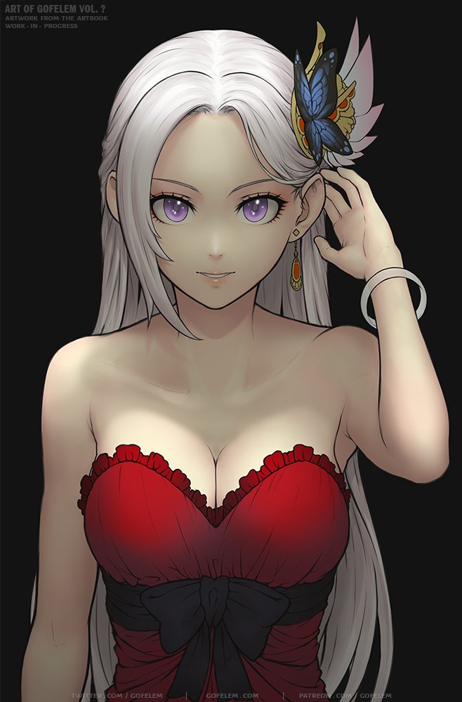 edelgard von hresvelg (fire emblem and 1 more) drawn by gofelem