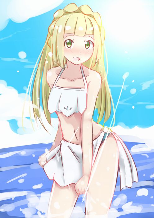 lillie (pokemon and 1 more) drawn by ko_to_tsuki