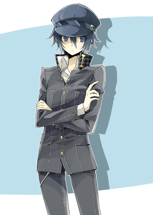 shirogane naoto (persona and 1 more) drawn by shirako_miso
