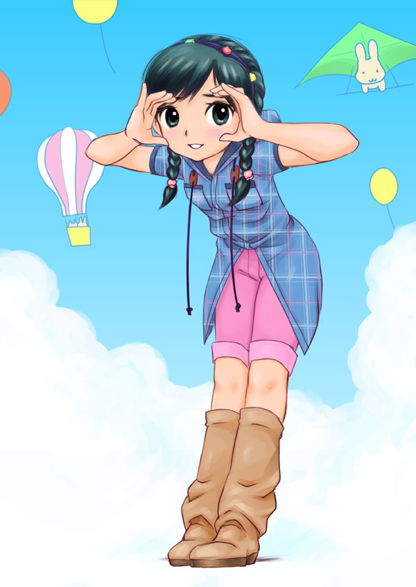 fukuhara haruka (nhk and 1 more) drawn by pochimaru_(pixiv29617)