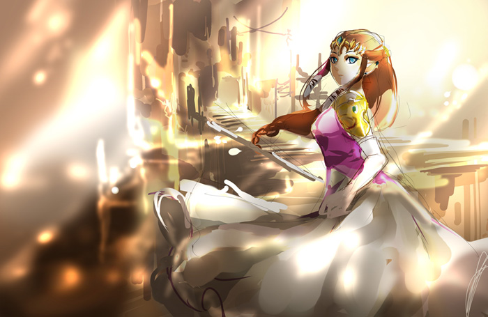 princess zelda (the legend of zelda and 1 more) drawn by muse_(rainforest)