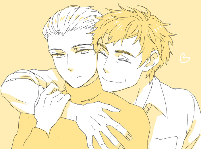 r daneel olivaw and elijah baley (the caves of steel) drawn by kurosuke_(nora)