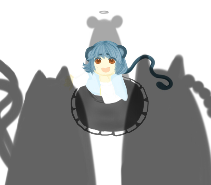 kaenbyou rin, chen, and nazrin (touhou) drawn by bianco_(mapolo)