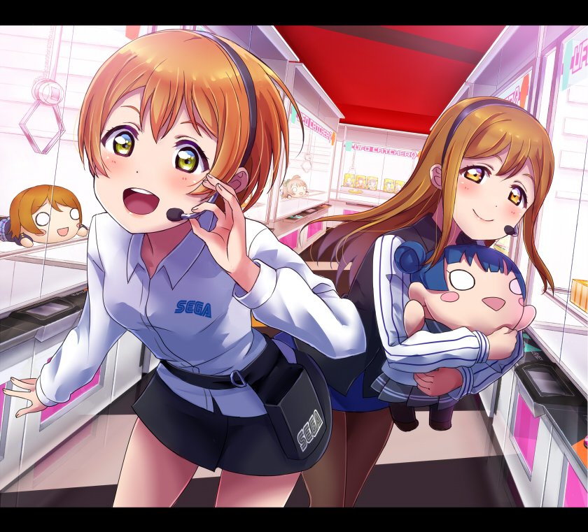 minami kotori, hoshizora rin, tsushima yoshiko, koizumi hanayo, and kunikida hanamaru (love live! and 3 more) drawn by usamaru67pi