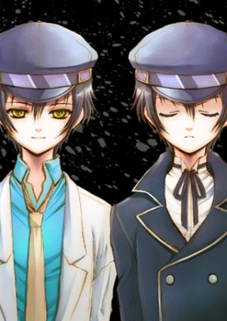 shirogane naoto and shadow naoto (persona and 1 more) drawn by seiru_(prairie)