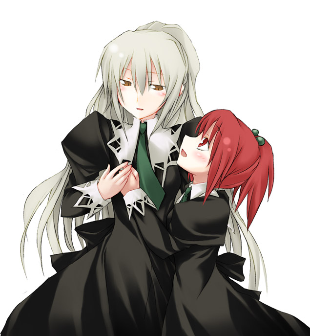 aoi nagisa and hanazono shizuma (strawberry panic!) drawn by nu_(plastic_eraser)