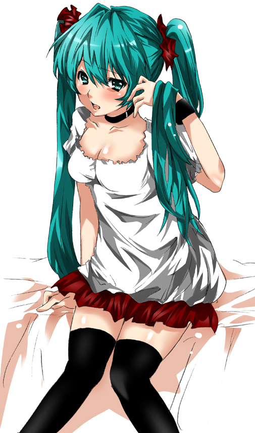 hatsune miku (vocaloid and 1 more) drawn by shouno_kotarou