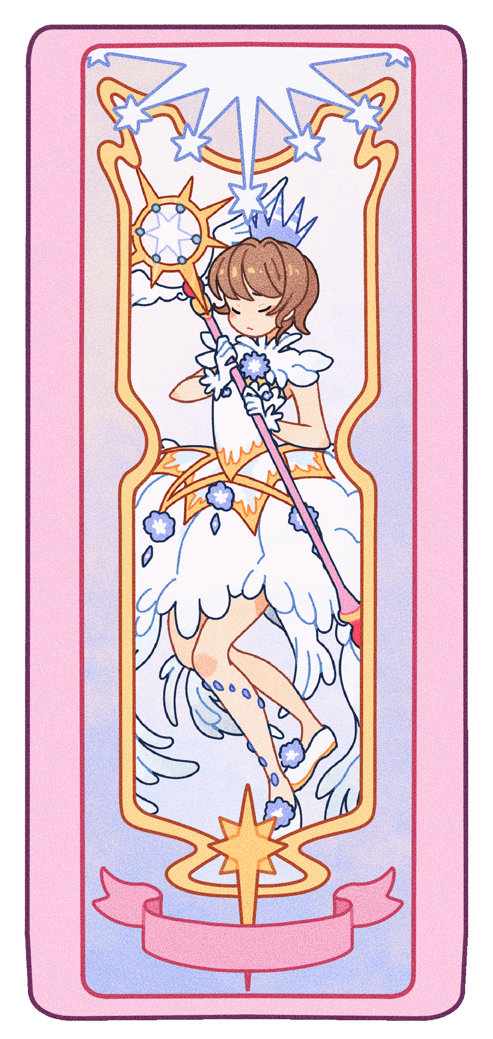 kinomoto sakura (cardcaptor sakura and 1 more) drawn by xephia