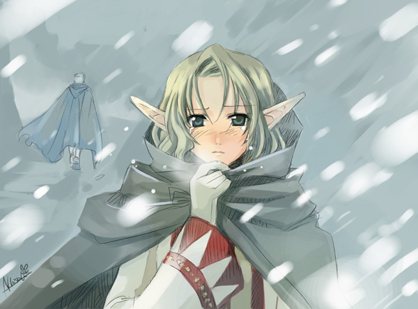 adventurer and white mage (final fantasy and 1 more) drawn by naruse_chisato