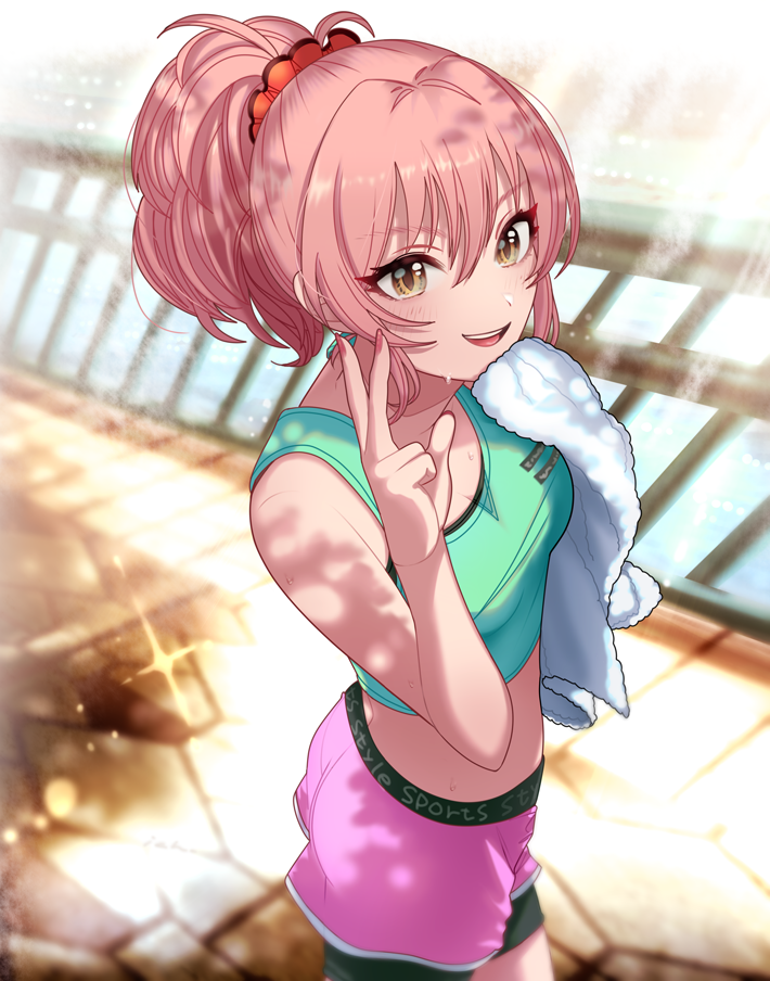 jougasaki mika (idolmaster and 1 more) drawn by ich.