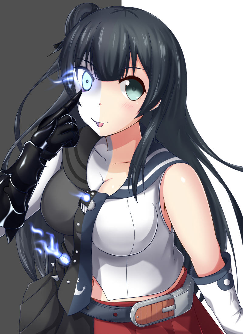 agano and light cruiser oni (kantai collection) drawn by yukimi_unagi