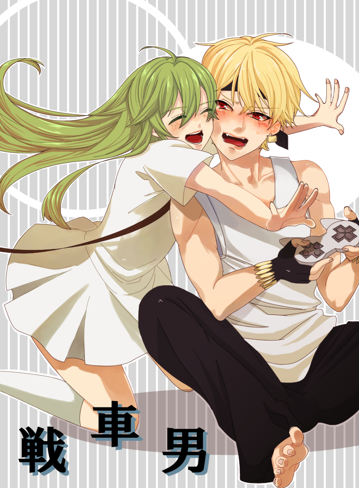 gilgamesh and enkidu (fate and 3 more) drawn by e11e-mukr