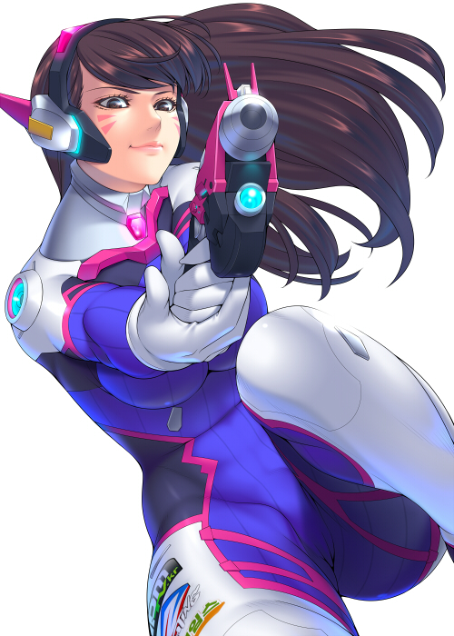 d.va (overwatch and 1 more) drawn by ken19941028