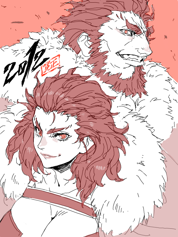iskandar (fate and 1 more) drawn by azusa_(hws)