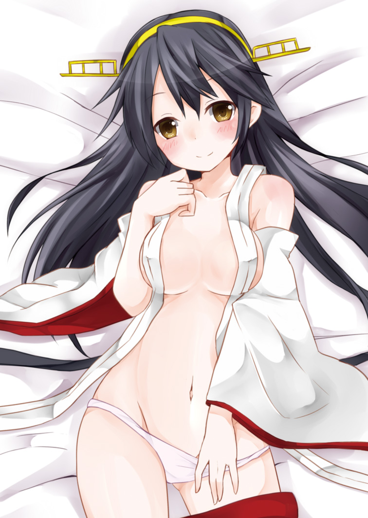 haruna and haruna kai ni (kantai collection) drawn by siroyuki