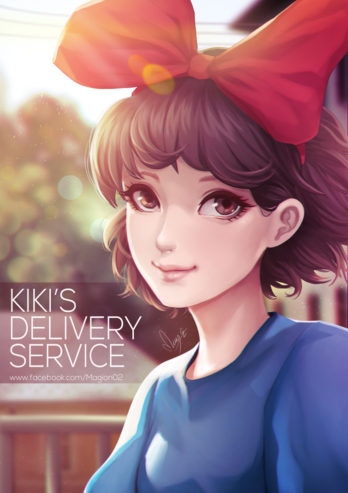 kiki (majo no takkyuubin) drawn by magion02