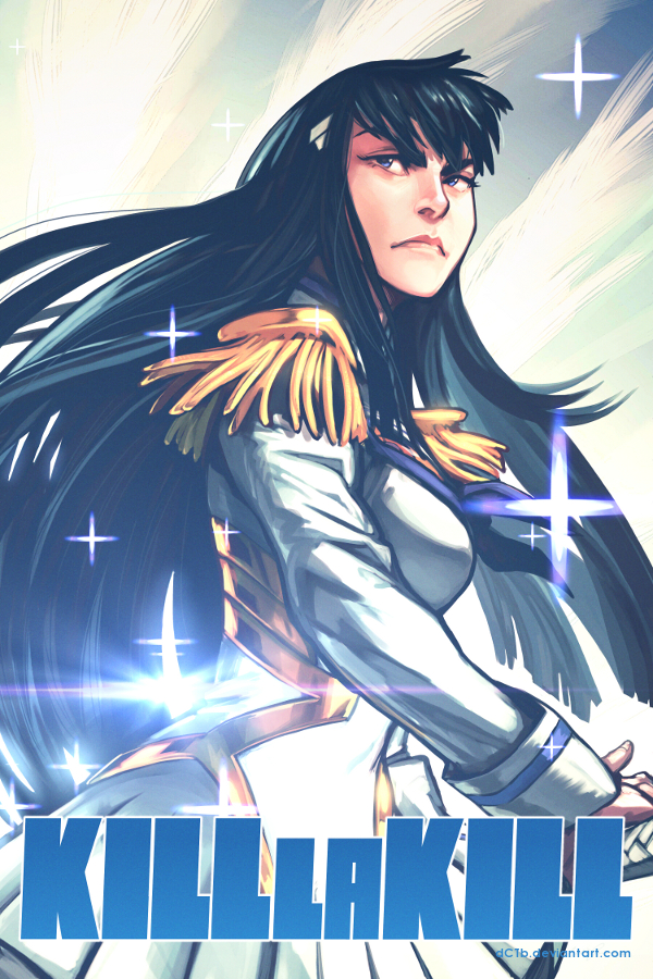kiryuuin satsuki and junketsu (kill la kill) drawn by caleb_thomas