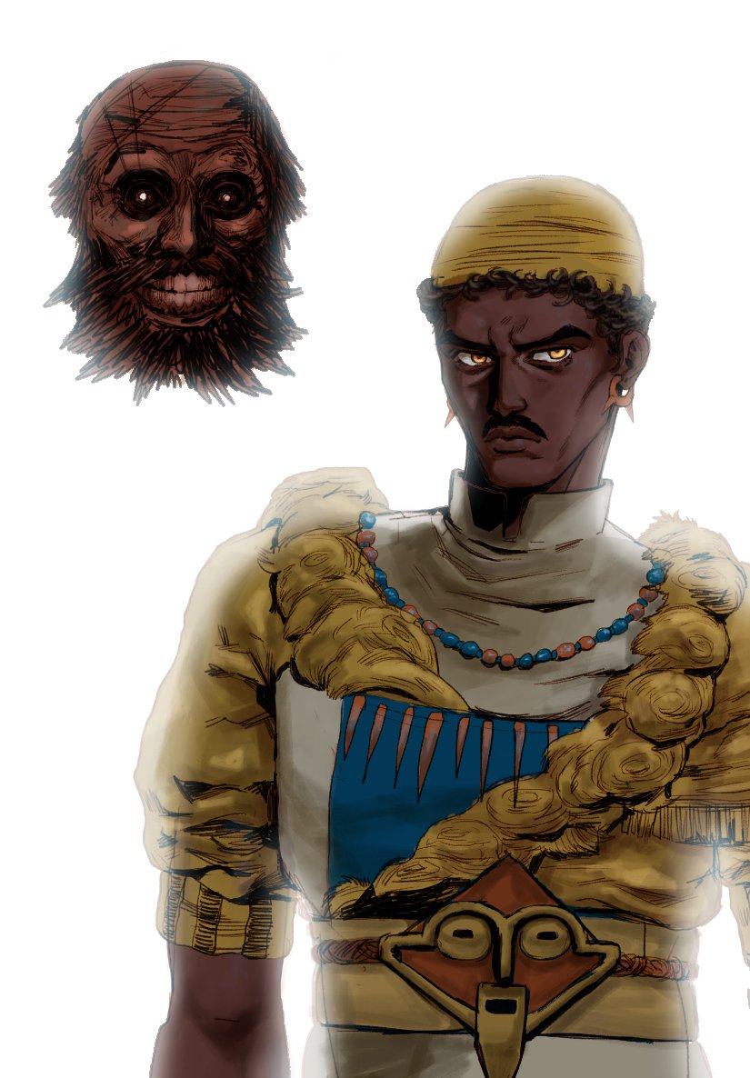 o'saa and nas'hrah (fear & hunger and 1 more) drawn by hexenzsen