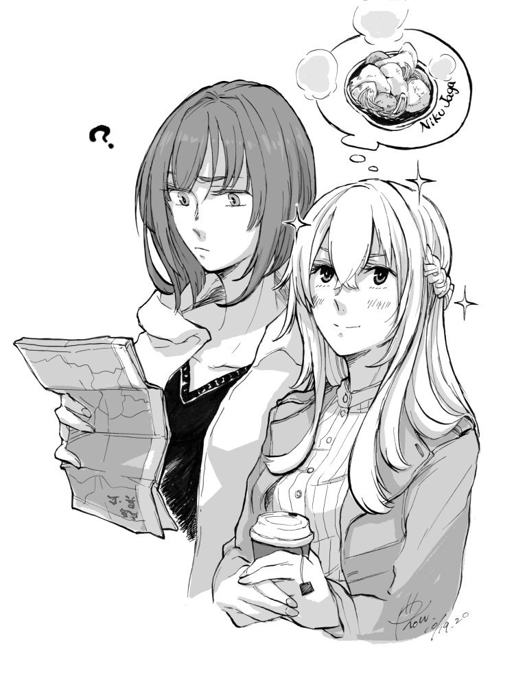 warspite and ark royal (kantai collection) drawn by yamada_rei_(rou)
