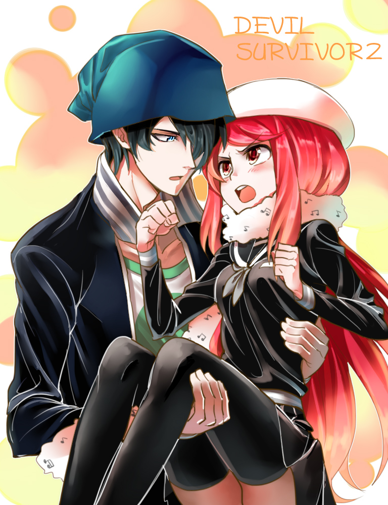 ban airi and torii jungo (devil survivor and 1 more) drawn by yabu_(yb8548)