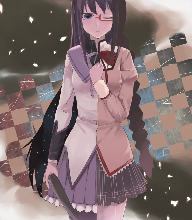 akemi homura (mahou shoujo madoka magica) drawn by cccpo