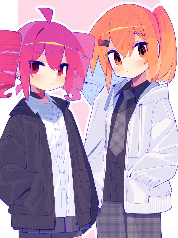 kasane teto and adachi rei (utau and 1 more) drawn by aoi_tsuyu