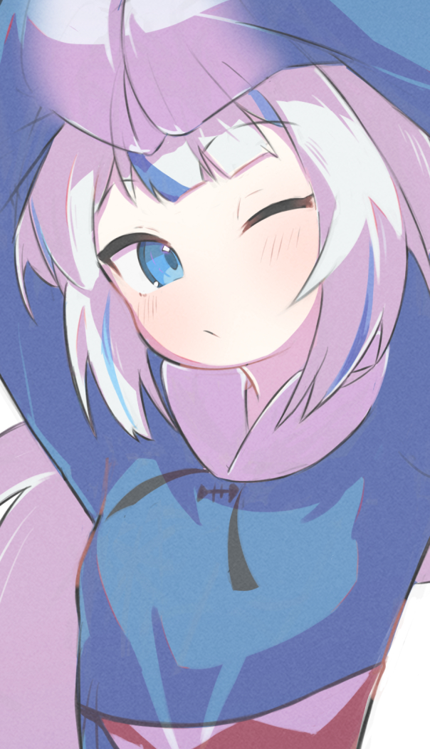 gawr gura (hololive and 1 more) drawn by inaririn
