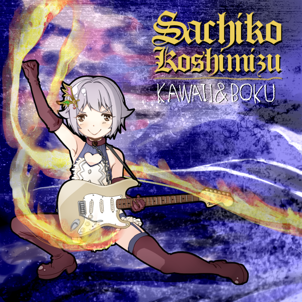koshimizu sachiko and yngwie malmsteen (idolmaster and 2 more) drawn by yukie_(kusaka_shi)
