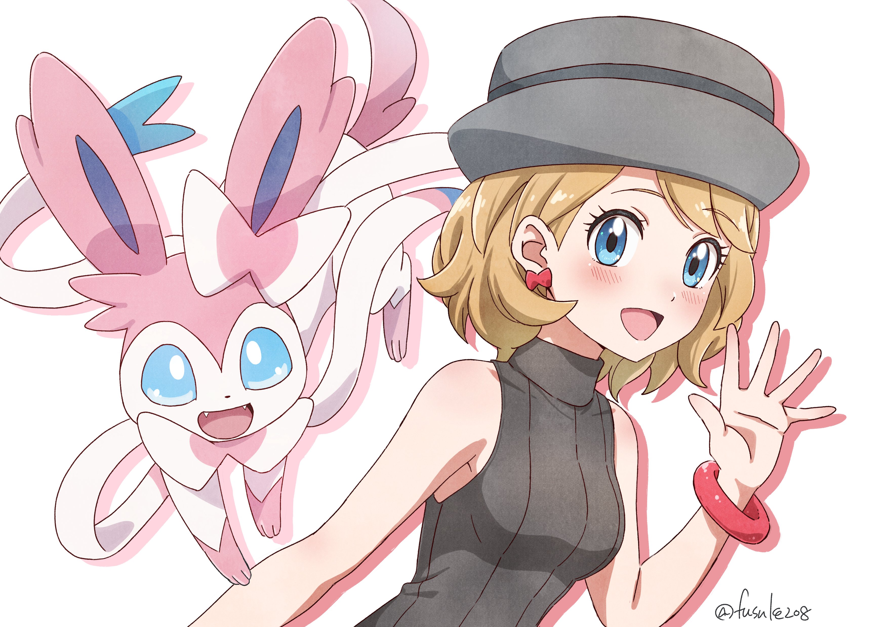 Serena And Sylveon Pokemon And 2 More Drawn By Fuusuke Fusuke8 Danbooru