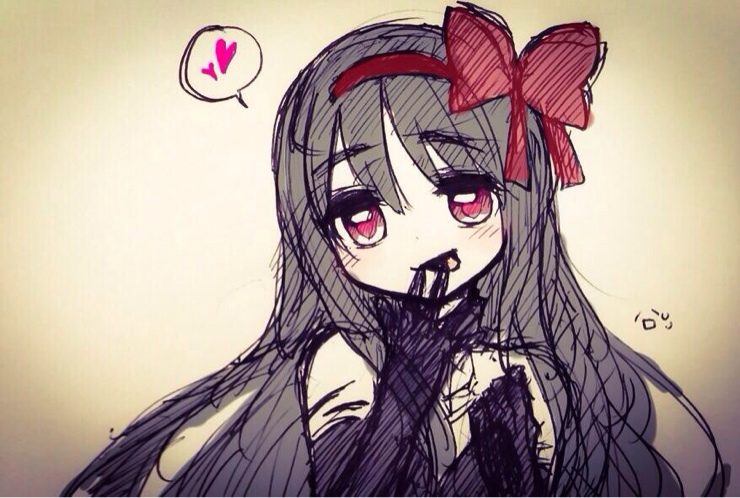 akemi homura and akuma homura (mahou shoujo madoka magica and 1 more) drawn by fc_(efushii)