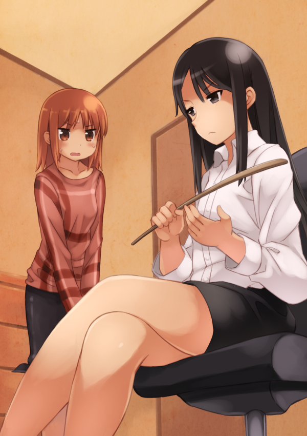 akatsuki miho and kiryu takako (gendai ninjakko zukan and 1 more) drawn by kouno_hikaru