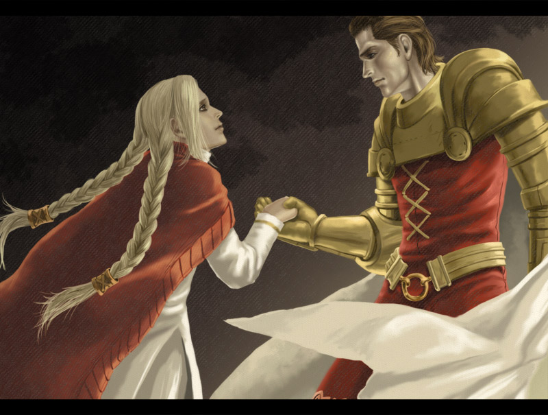 ovelia atkascha and delita heiral (final fantasy and 1 more) drawn by tera_(no_reason)